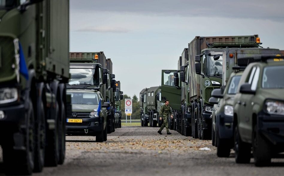 БІлоруські вантажівки помітили під час навчань НАТО у Польщі.